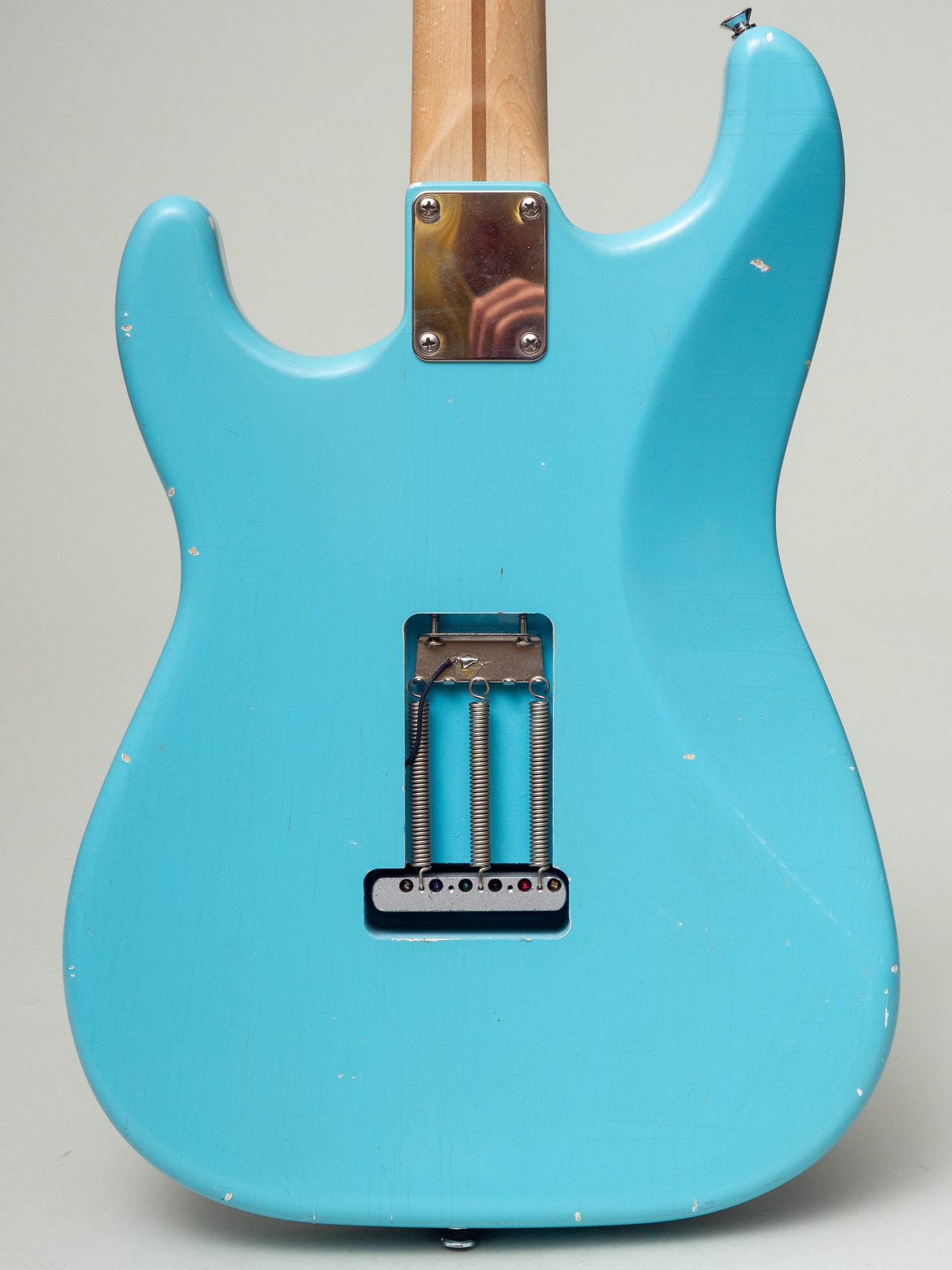 Used MJT Strat Body with TR Crandall Alcaster Daphne Blue