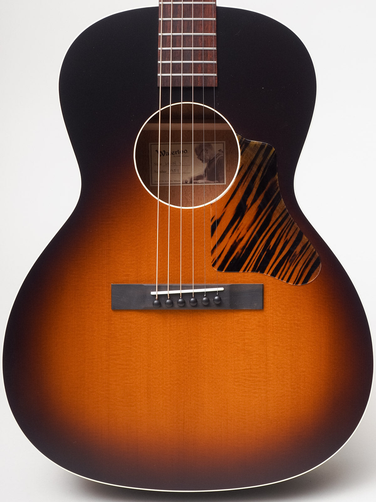 2026 Waterloo WL-14X Sunburst Acoustic Guitar – TR Crandall Guitars