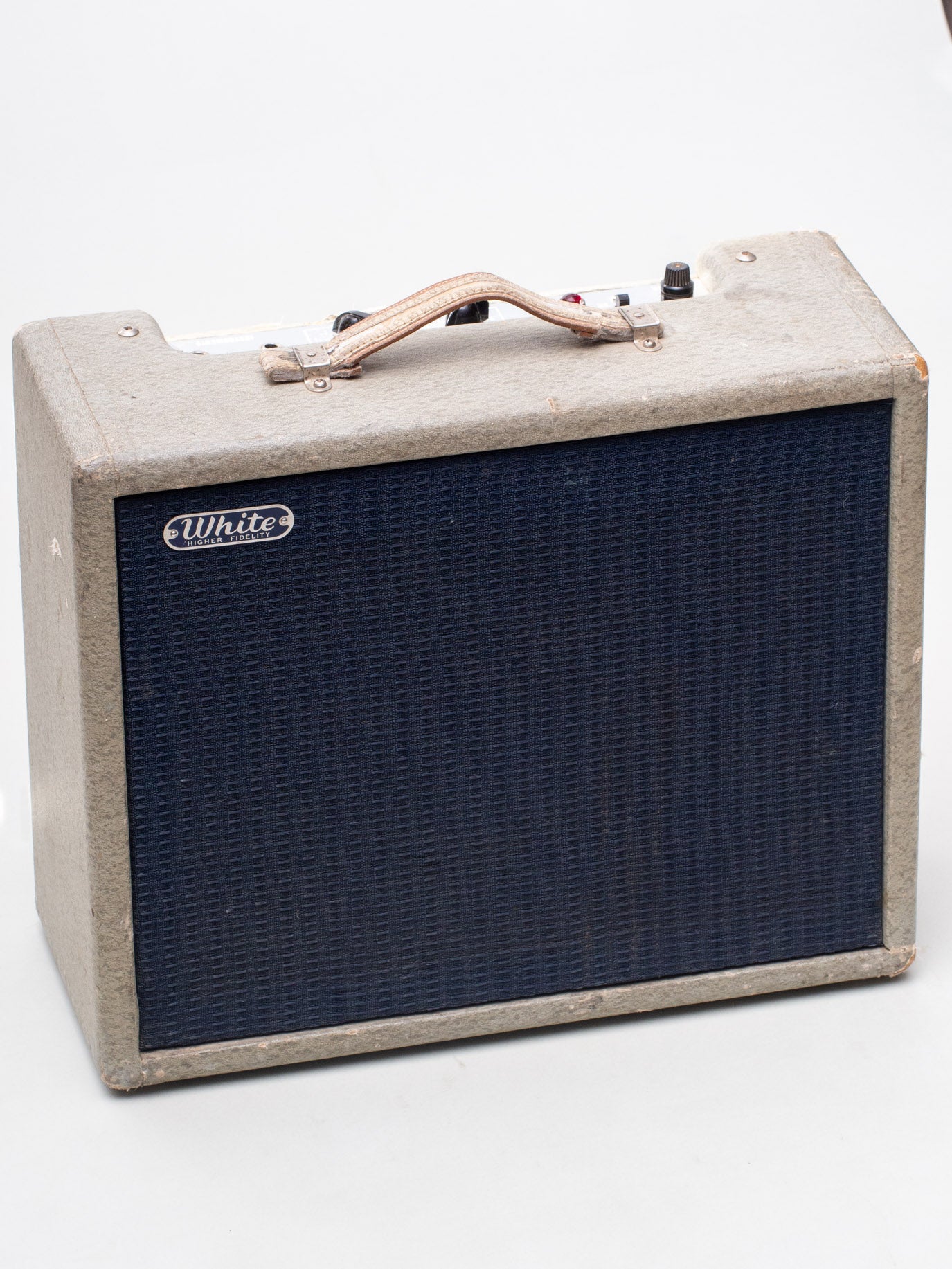 1962 Fender White Higher Fidelity Amplifier