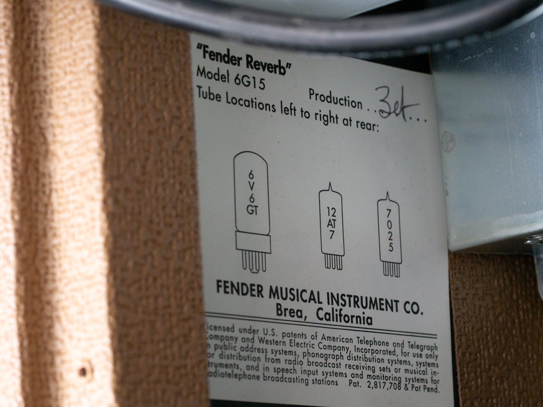 2000s Fender '63 Tube Reverb Unit – TR Crandall Guitars