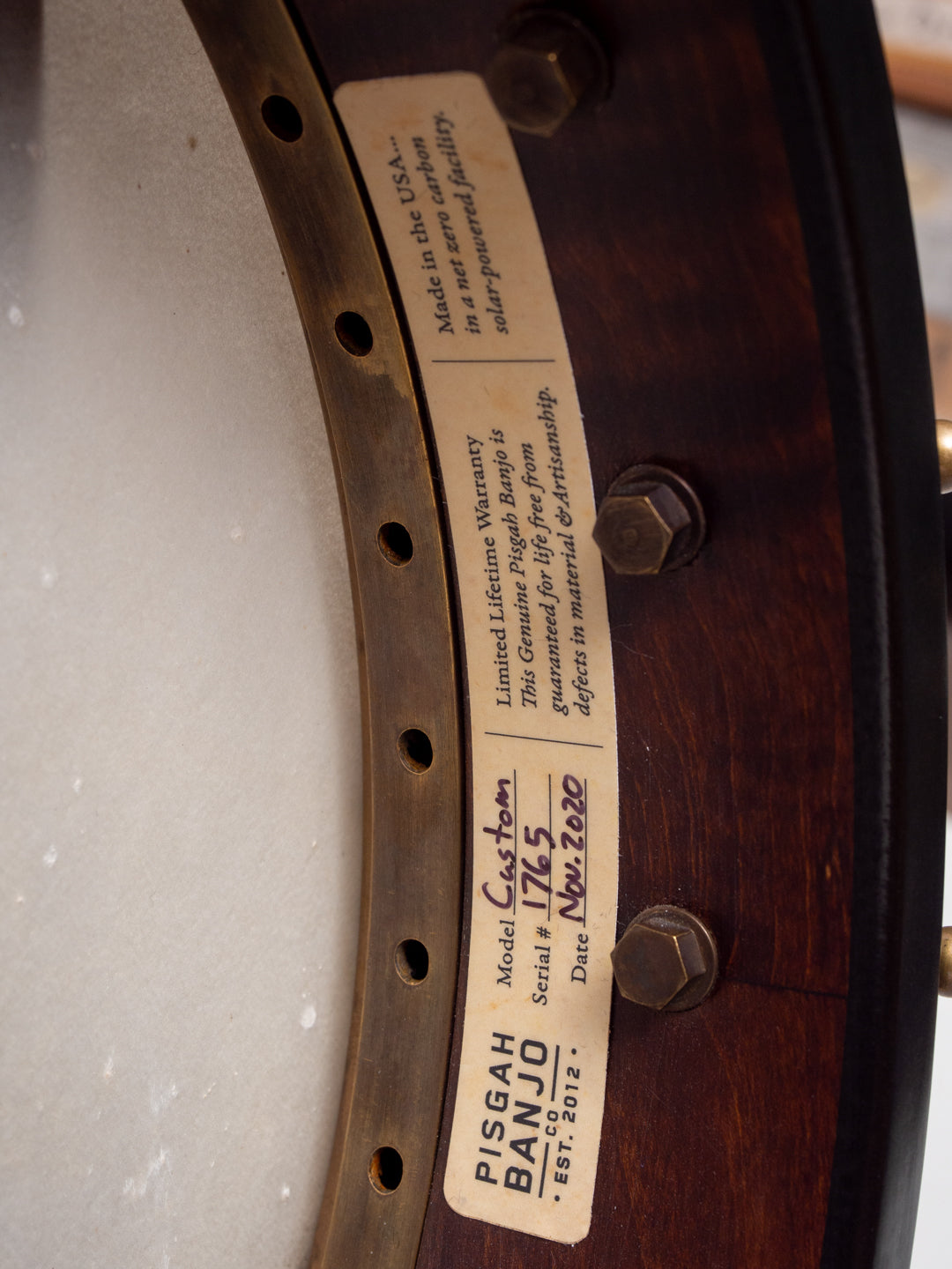 2020 Pisgah Custom Banjo