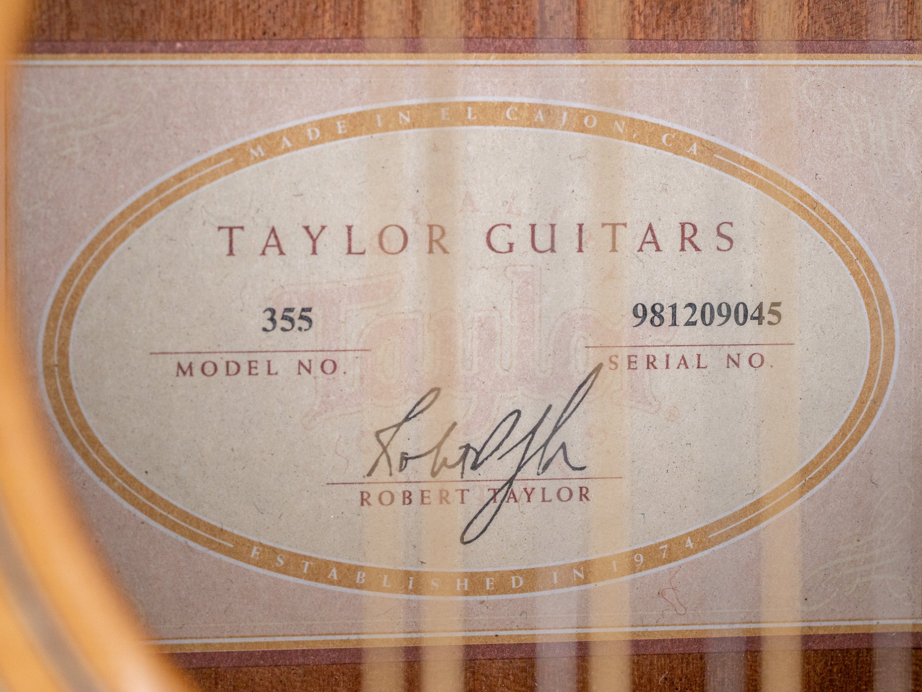 Used Taylor 355 12 String